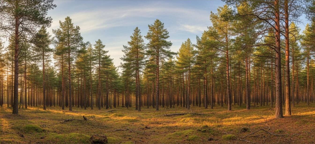 Сосновый лес